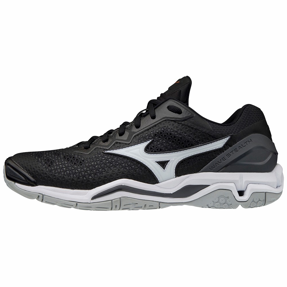 Zapatillas De Balonmano Mizuno Wave Stealth V Para Hombre Negros/Blancos 2516397-CB